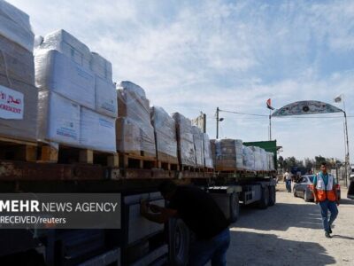 ورود ۱۷۳ کامیون کمک‌های انسانی به غزه در نخستین روز آتش‌بس