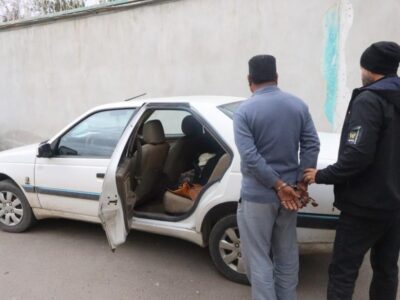 توقیف سواری پژو با بیش از ۲ کیلو تریاک