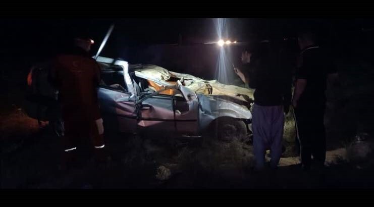 واژگونی مرگبار خودرو در جاده میامی – سبزوار