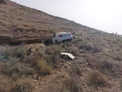 ۴مصدوم براثر سقوط دنا از پل در محور میامی به سبزوار