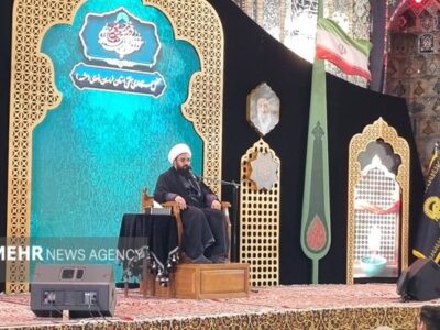 عزاداری به سبک شاهرودی در حرم رضوی؛ پامنبری به حرم امام مهربانی رسید
