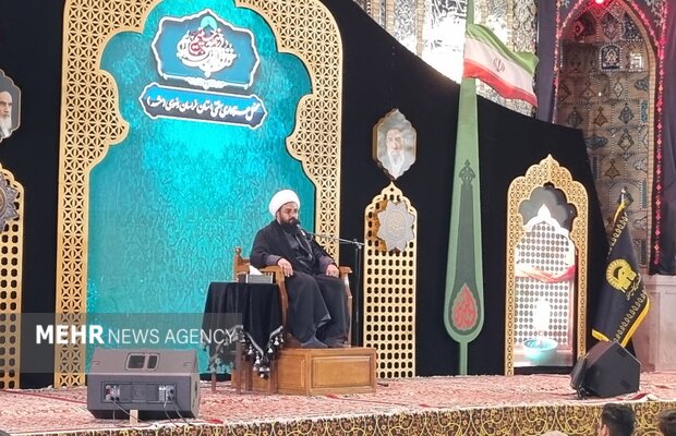 عزاداری به سبک شاهرودی در حرم رضوی؛ پامنبری به حرم امام مهربانی رسید