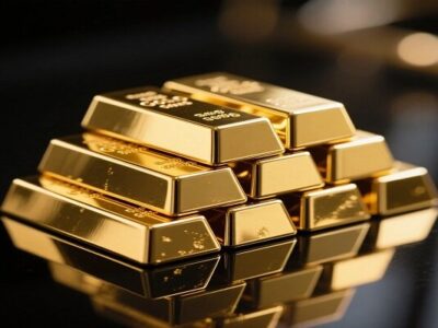 کاهش قیمت جهانی طلا در پایان هفته