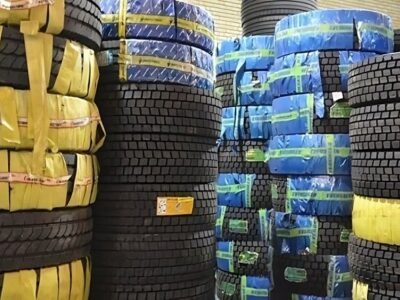 نیسان حامل ۲۲ میلیارد ریال لاستیک قاچاق در میامی توقیف شد