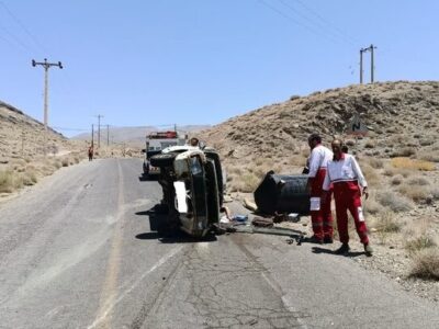 ۱۹ مصدوم حوادث جاده‌ای استان سمنان امداد رسانی شدند