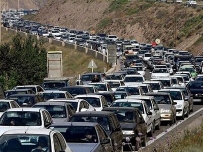 ترافیک نیمه‌سنگین در محور چالوس و آزادراه کرج – تهران