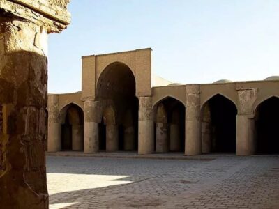 رفع موانع ثبت جهانی تاریخانه دامغان؛ تخریب بنای معارض در حریم مسجد